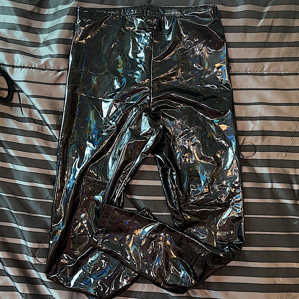 GUESS Faux Leather Leggings.